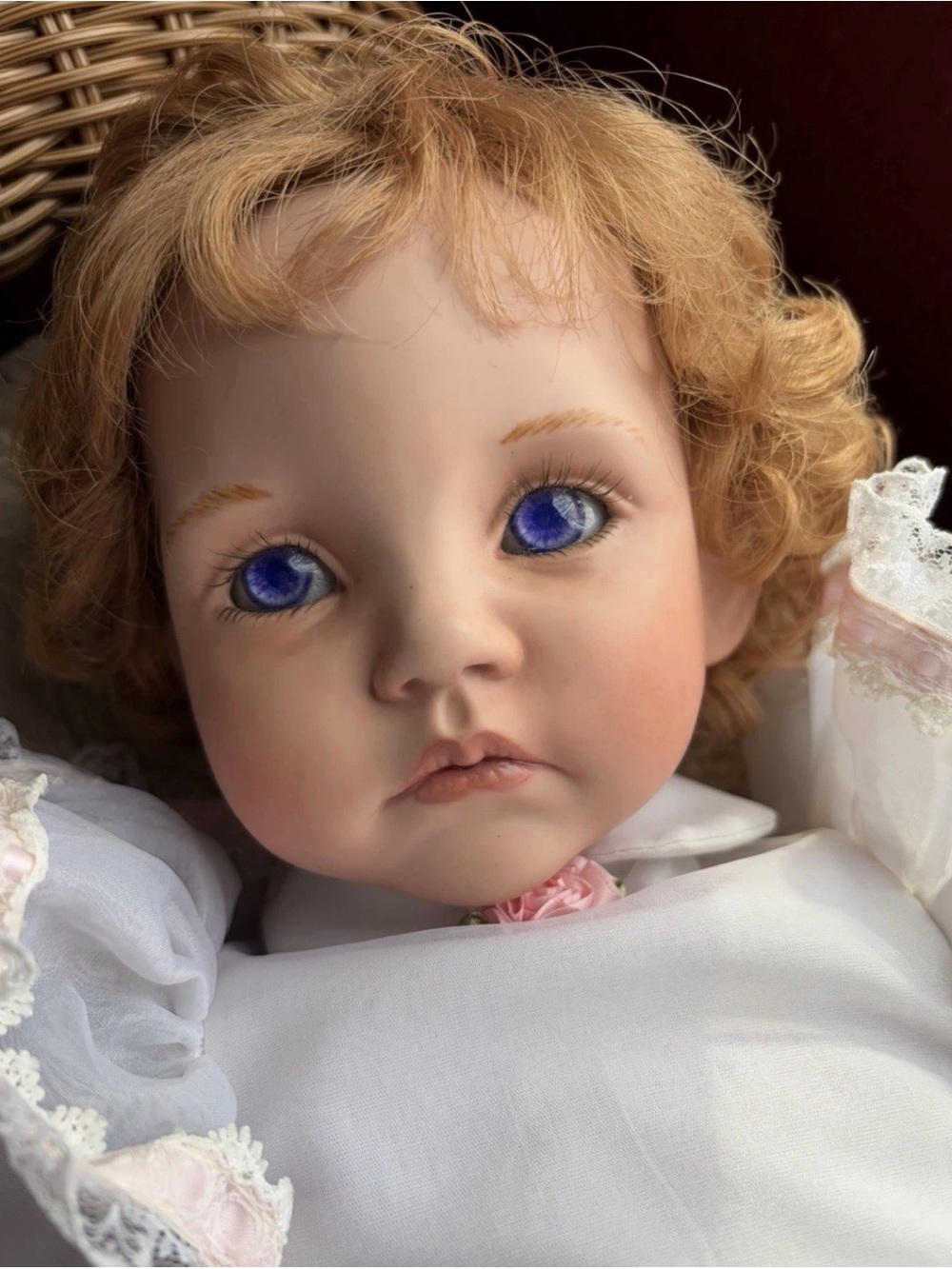 Dianna Effner handmade original highly collectible porcelain doll blue eyes